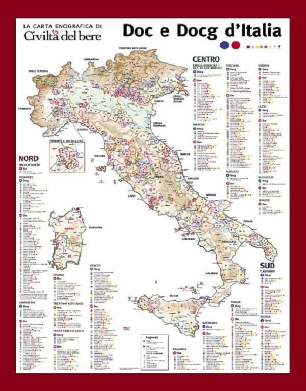 carte des DOC