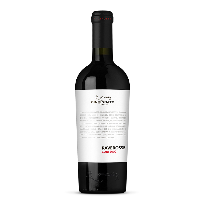 [CIRA23] RAVEROSSE (Nero Buono, Montepulciano, Cesanese) Cori DOC 75 cl (2023)