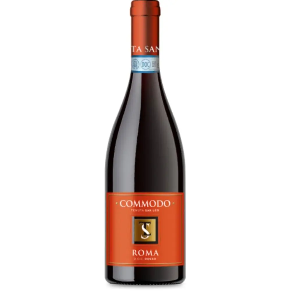 COMMODO  ROSSO (MONTEPULCIANO CESANESE) 75 cl ROMA DOC BIO
